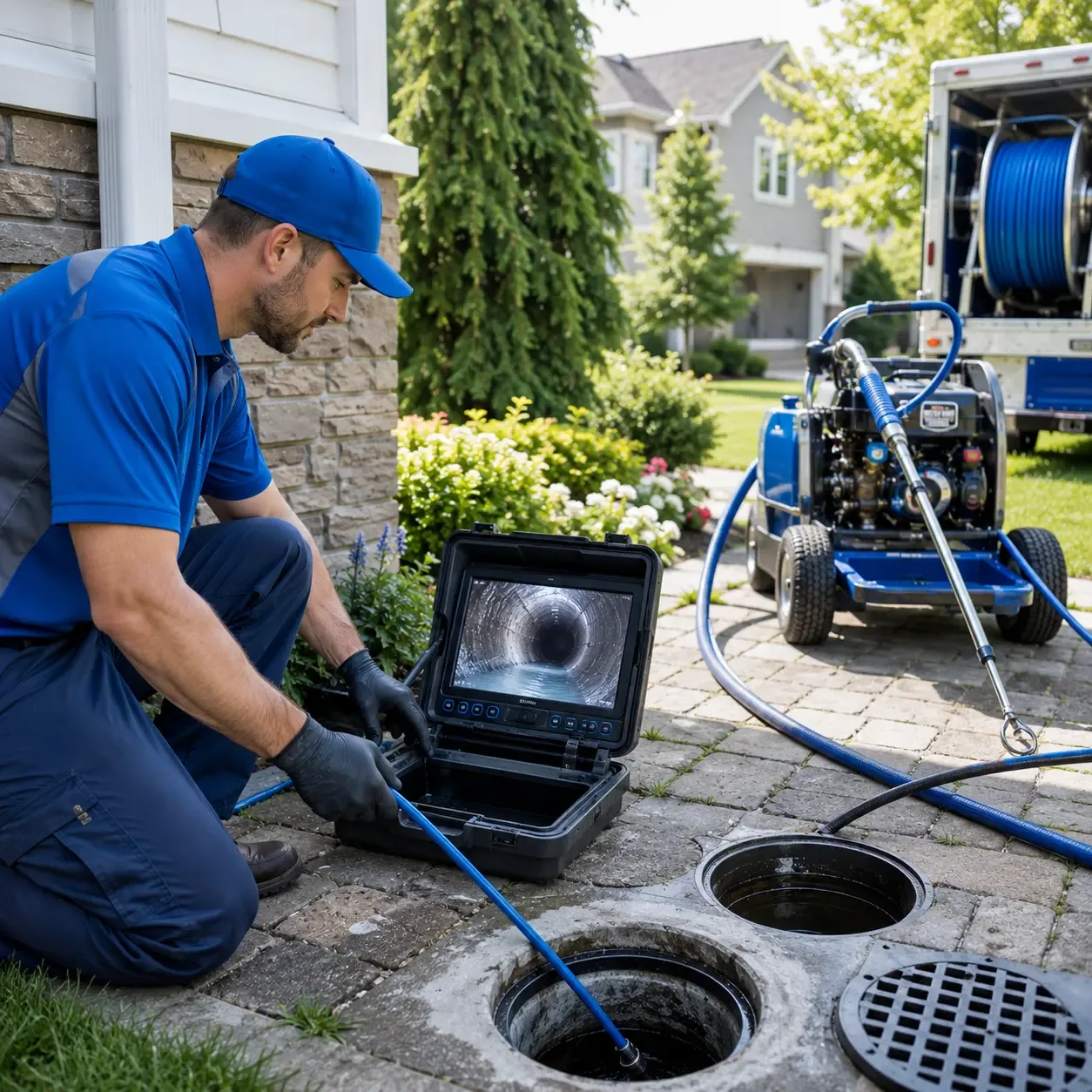 Outdoor drain cleaning professionals serving Duke Center, PA