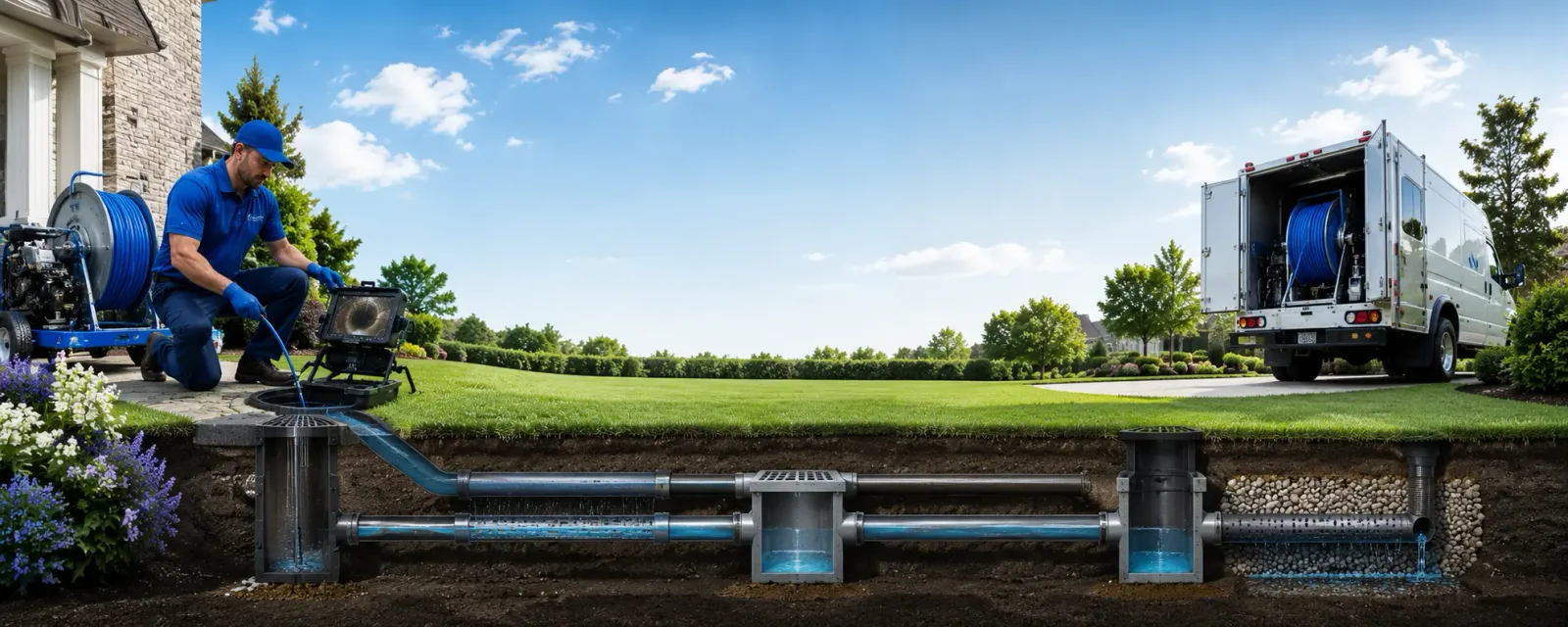 Outdoor drain cleaning information for Duke Center, PA